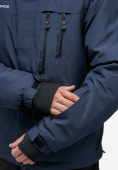 Купить Костюм горнолыжный мужской темно-синего цвета 018122TS, фото 9