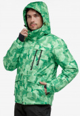 Купить Куртка горнолыжная мужская зеленого цвета 18122-1Z, фото 4