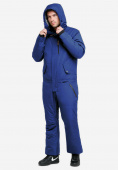 Оптом Комбинезон горнолыжный мужской синего цвета 18126S, фото 2