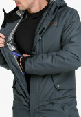 Оптом Комбинезон горнолыжный мужской темно-серого цвета 18126TC, фото 8
