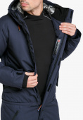 Купить Комбинезон горнолыжный мужской темно-синего цвета 18126TS, фото 8