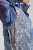 Купить Куртка горнолыжная женская большого размера синего цвета 1830-2S, фото 5