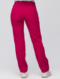 Купить Брюки женские из ткани softshell бордового цвета 1851Bo, фото 5