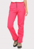 Купить Брюки женские из ткани softshell розового цвета 3820R, фото 2