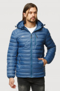 Купить Куртка мужская стеганная синего цвета 1852S, фото 2