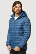 Купить Куртка мужская стеганная синего цвета 1852S, фото 3