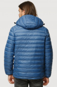 Купить Куртка мужская стеганная синего цвета 1852S, фото 4