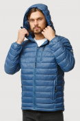 Купить Куртка мужская стеганная синего цвета 1852S, фото 5