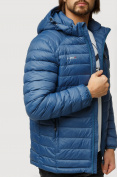 Купить Куртка мужская стеганная синего цвета 1852S, фото 7