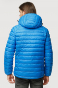 Купить Куртка мужская стеганная голубого цвета 1852G, фото 4