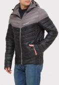 Купить Куртка мужская стеганная черного цвета 1853Ch, фото 4