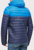 Оптом Куртка мужская стеганная темно-синего цвета 1853TS, фото 3
