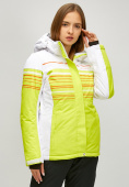 Купить Женская зимняя горнолыжная куртка салатового цвета 1856Sl