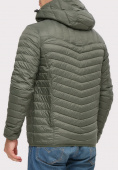 Купить Куртка мужская стеганная цвета хаки 1858Kh, фото 2