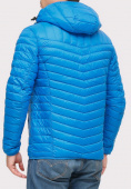Купить Куртка мужская стеганная голубого цвета 1858G, фото 3