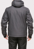 Купить Куртка горнолыжная мужская темно-серого цвета 1901TC, фото 4