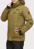Купить Куртка горнолыжная мужская цвета хаки 1910Kh, фото 2