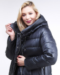 Купить Куртка зимняя женская молодежная темно-синего цвета 191923_02TS, фото 6