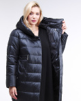 Купить Куртка зимняя женская молодежная темно-синего цвета 191923_02TS, фото 7