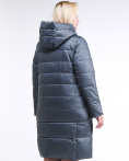 Купить Куртка зимняя женская молодежная темно-серого цвета 191923_11TС, фото 4
