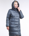Купить Куртка зимняя женская молодежная темно-серого цвета 191923_11TС, фото 5