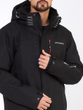 Купить Мужская зимняя горнолыжная куртка большого размера черного цвета 19471Ch, фото 6