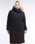 Купить Куртка зимняя женская классическая одеяло черного цвета 191949_01Ch, фото 2
