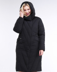 Купить Куртка зимняя женская классическая одеяло черного цвета 191949_01Ch, фото 5