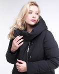 Купить Куртка зимняя женская классическая одеяло черного цвета 191949_01Ch, фото 6