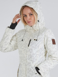 Купить Куртка парка зимняя женская белого цвета 1949Bl, фото 9