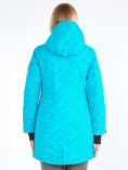 Купить Куртка парка зимняя женская голубого цвета 1949Gl, фото 6