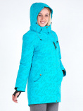 Купить Куртка парка зимняя женская голубого цвета 1949Gl, фото 8