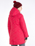 Купить Куртка парка зимняя женская розового цвета 1949R, фото 4