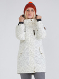 Купить Куртка парка зимняя женская белого цвета 1949Bl, фото 2