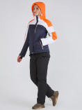 Купить Женский зимний горнолыжный костюм темно-синего цвета 019601TS, фото 7