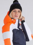 Купить Женский зимний горнолыжный костюм темно-синего цвета 019601TS, фото 9
