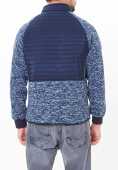 Купить Молодежная стеганная куртка мужская темно-синего цвета 1961TS, фото 3