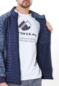 Купить Молодежная стеганная куртка мужская темно-синего цвета 1961TS, фото 5
