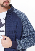 Купить Молодежная стеганная куртка мужская темно-синего цвета 1961TS, фото 6