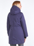 Купить Куртка парка зимняя женская темно-фиолетового цвета 19621TF, фото 4