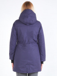 Купить Куртка парка зимняя женская темно-фиолетового цвета 19621TF, фото 5