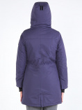 Купить Куртка парка зимняя женская темно-фиолетового цвета 19621TF, фото 6
