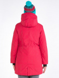 Купить Куртка парка зимняя женская малинового цвета 19622M, фото 5