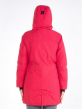 Купить Куртка парка зимняя женская малинового цвета 19622M, фото 6
