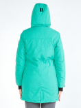 Купить Куртка парка зимняя женская зеленого цвета 19622Z, фото 6