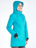 Купить Куртка парка зимняя женская голубого цвета 19622Gl, фото 7