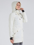 Купить Куртка парка зимняя женская белого цвета 19622Bl, фото 7