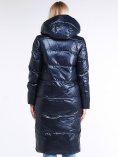 Купить Куртка зимняя женская молодежная темно-синий цвета 1969_02TS, фото 4