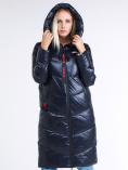 Купить Куртка зимняя женская молодежная темно-синий цвета 1969_02TS, фото 5
