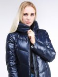 Купить Куртка зимняя женская молодежная темно-синий цвета 1969_02TS, фото 6